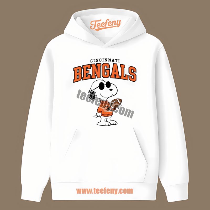 Cincinnati Bengals Vs Cool Snoopy Color Hoodie Cincinnati Bengals Vs Cool Snoopy Color Hoodie