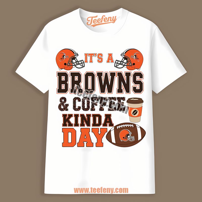 Cleveland Browns Coffee Kind Of Day Retro Vintage Shirt