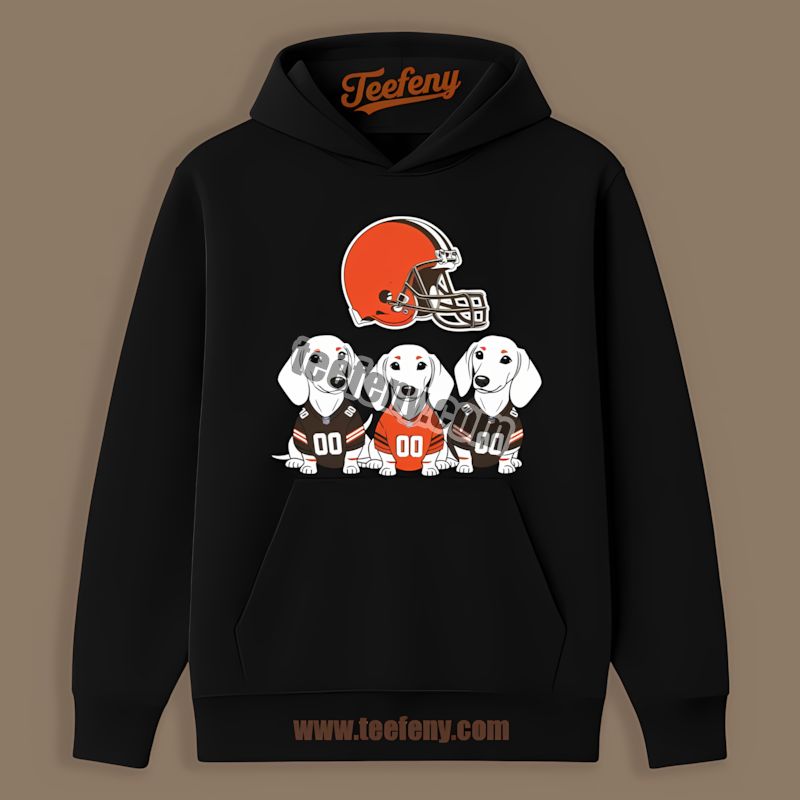 Cleveland Browns Dachshund Dogs Pet Lovers Retro Hoodie Cleveland Browns Dachshund Dogs Pet Lovers Retro Hoodie