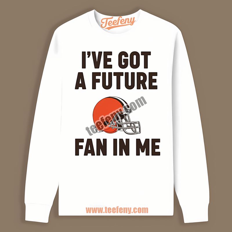 Cleveland Browns Future Fan In Me Sports Baby Long Sleeve Cleveland Browns Future Fan In Me Sports Baby Long Sleeve