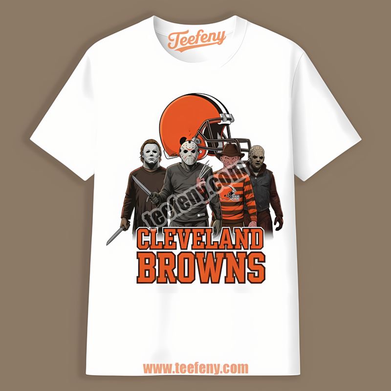 Cleveland Browns Halloween Horror Killers Vintage Shirt