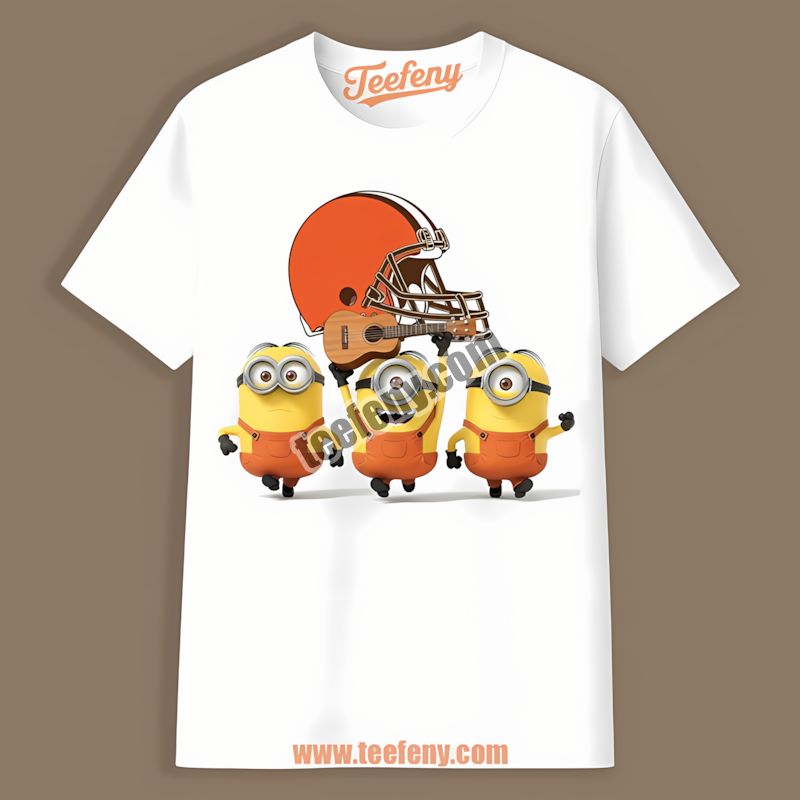 Cleveland Browns Minions Fan Design Retro Shirt