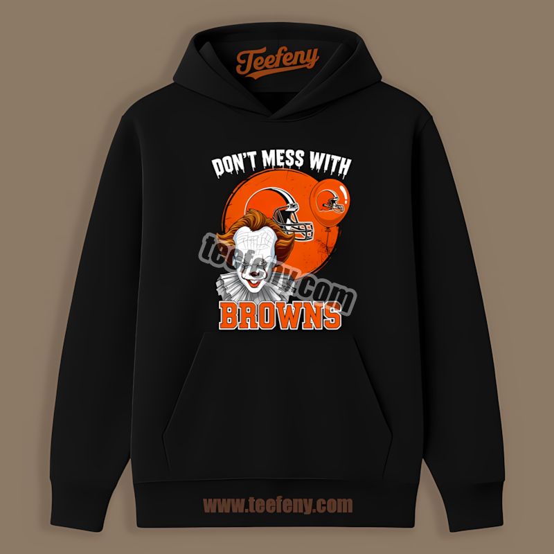 Cleveland Browns Pennywise Halloween Horror Color Hoodie Cleveland Browns Pennywise Halloween Horror Color Hoodie