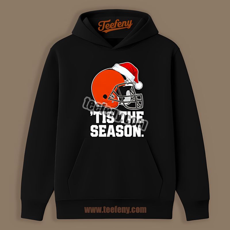 Cleveland Browns Tis The Season Christmas Trendy Hoodie Cleveland Browns Tis The Season Christmas Trendy Hoodie