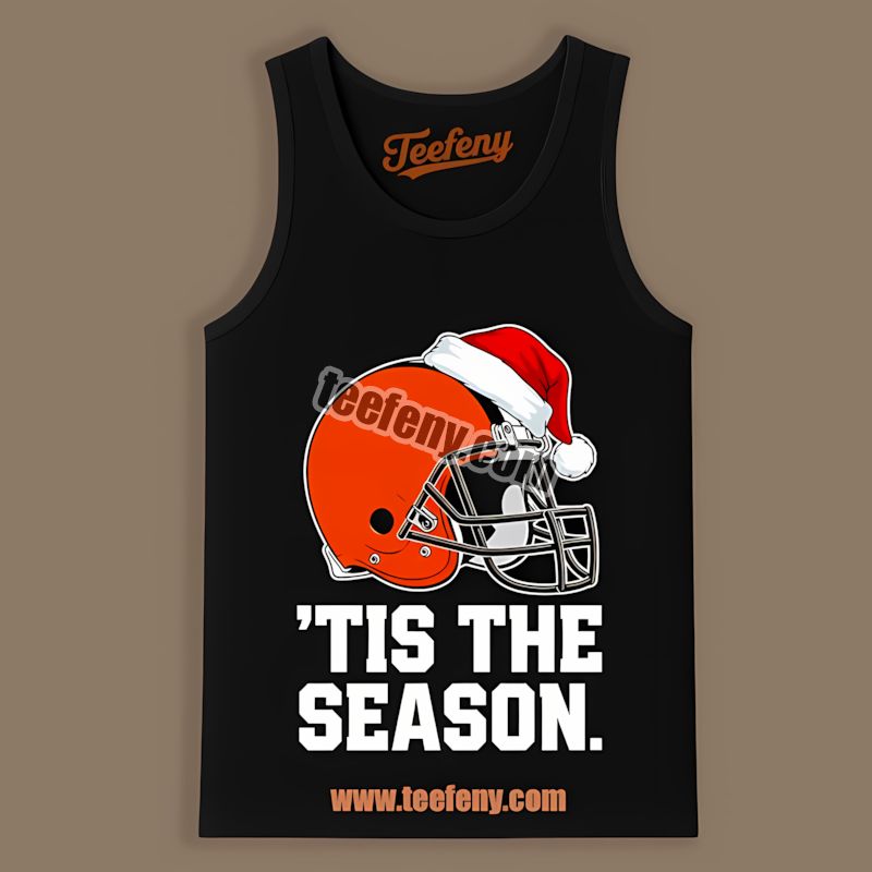 Cleveland Browns Tis The Season Christmas Trendy Tanktop Cleveland Browns Tis The Season Christmas Trendy Tanktop