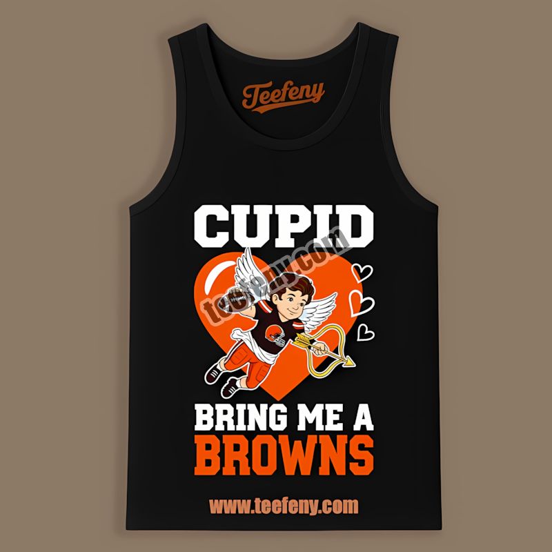 Cleveland Browns Valentines Cupid Bring Me Cardinal Tanktop Cleveland Browns Valentines Cupid Bring Me Cardinal Tanktop
