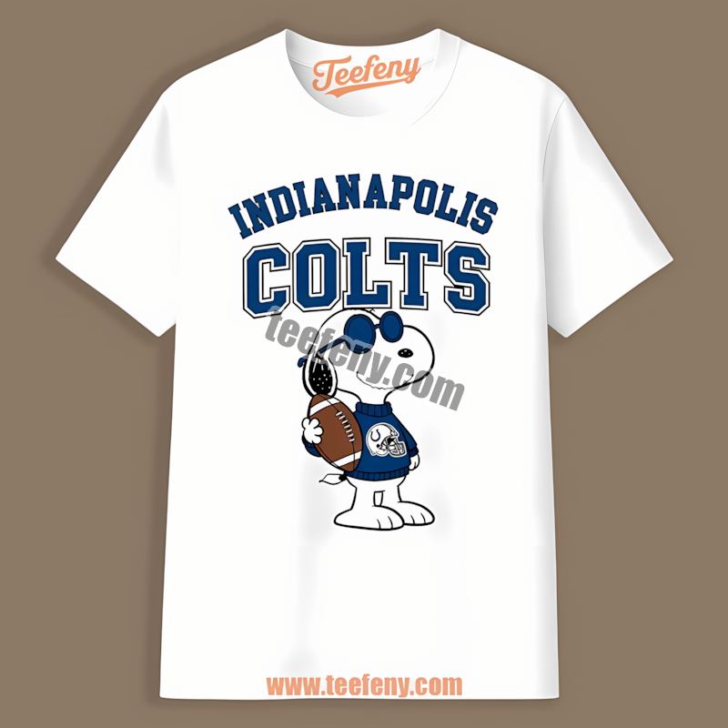 Cool Snoopy Vs Indianapolis Colts Retro Shirt