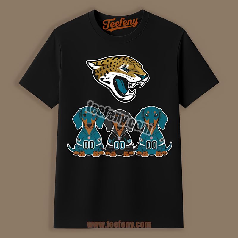 Dachshund Dogs Jacksonville Jaguars Trendy Shirt
