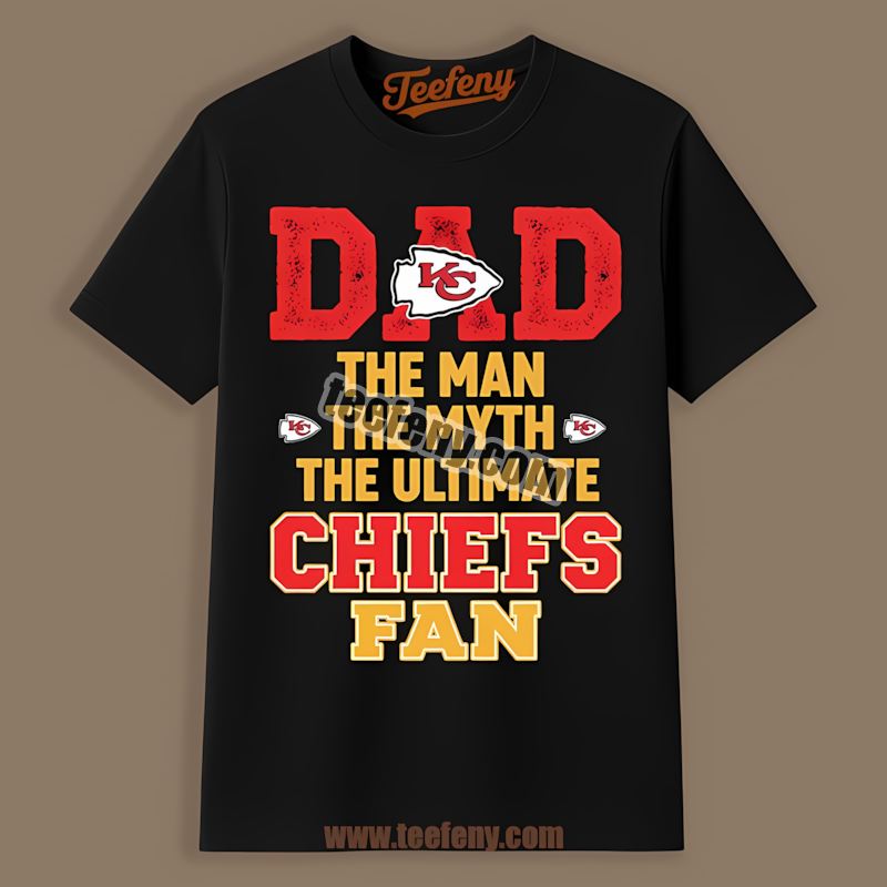 Dad The Man The Myth Kansas City Chiefs Cotton Shirt