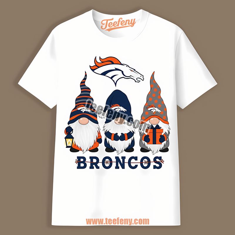 Denver Broncos Christmas Gnomes Classic Shirt