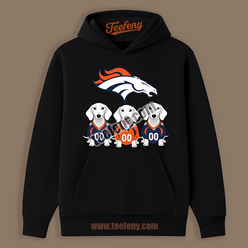 Denver Broncos Dachshund Dogs Regular Hoodie Denver Broncos Dachshund Dogs Regular Hoodie