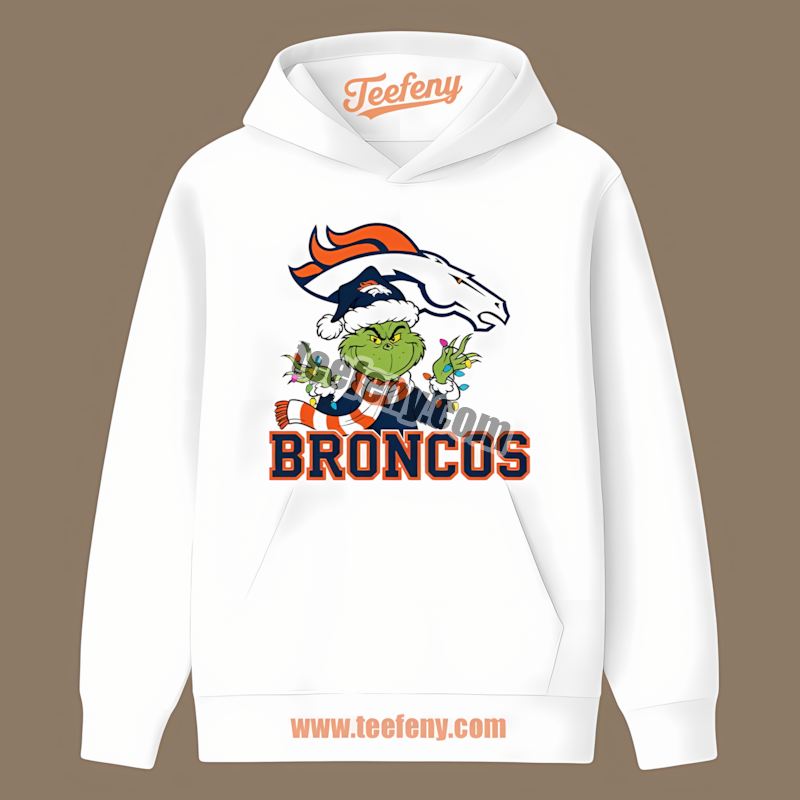 Denver Broncos Grinch Christmas Adults Hoodie Denver Broncos Grinch Christmas Adults Hoodie