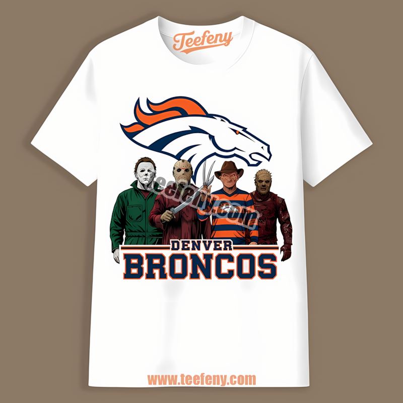 Denver Broncos Halloween Horror Killers Shirt