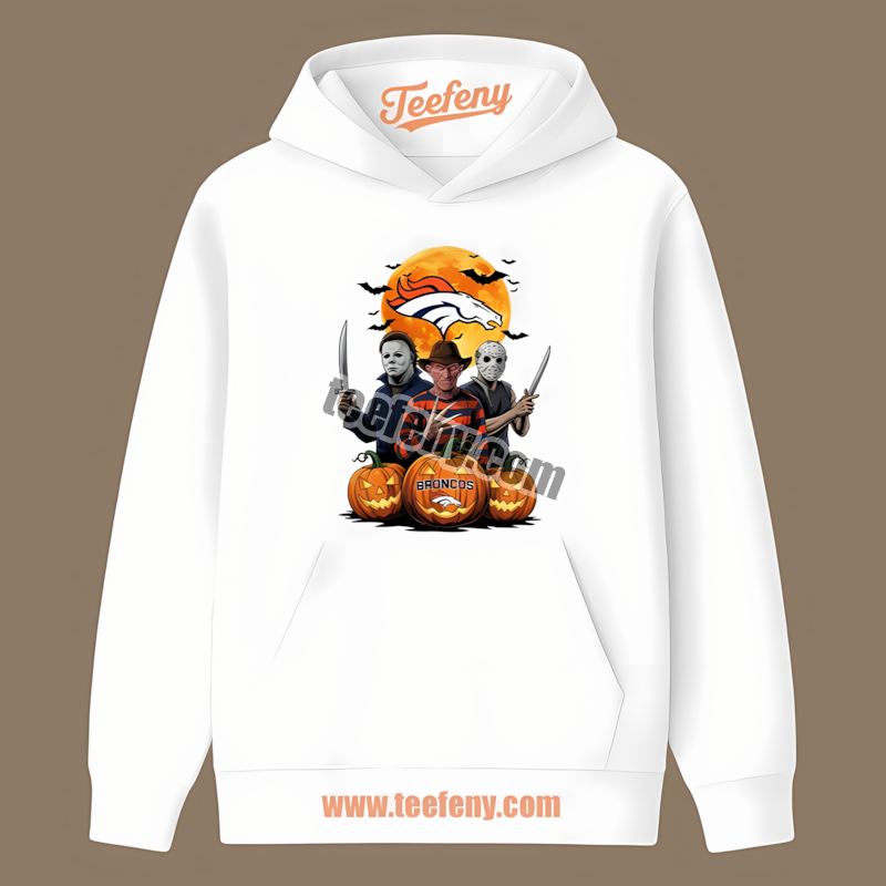 Denver Broncos Halloween Jason Freddy Krueger Hoodie Denver Broncos Halloween Jason Freddy Krueger Hoodie