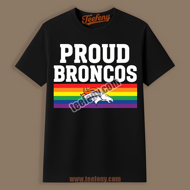 Denver Broncos Lgbt Pride Birds Regular Shirt