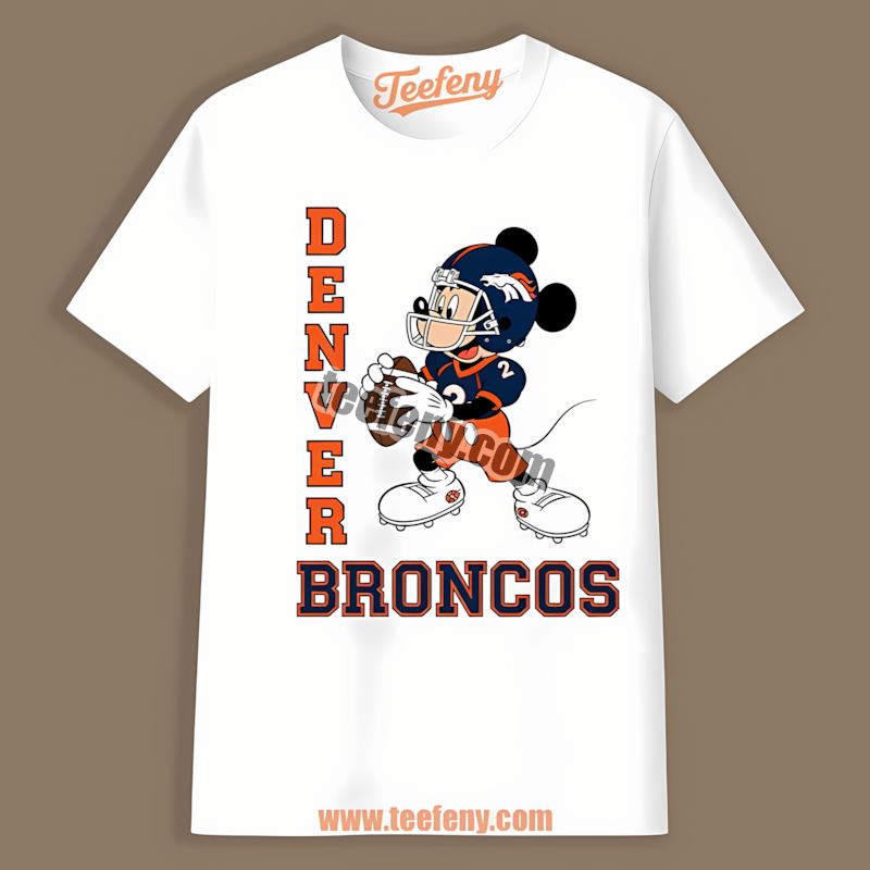Denver Broncos Mickey Quarterback Football Shirt