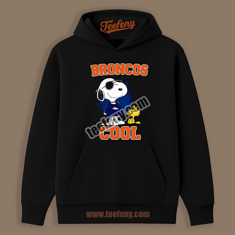 Denver Broncos Snoopy Cool Regular Hoodie Denver Broncos Snoopy Cool Regular Hoodie