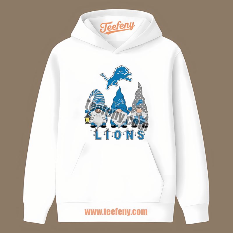 Detroit Lions Christmas Gnomes Classic Hoodie Detroit Lions Christmas Gnomes Classic Hoodie