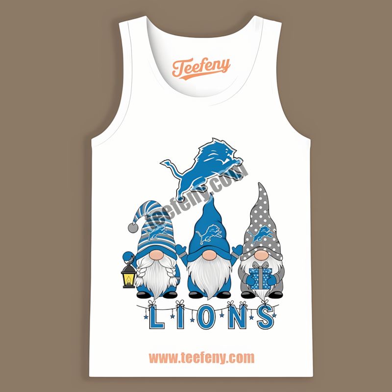 Detroit Lions Christmas Gnomes Classic Tanktop Detroit Lions Christmas Gnomes Classic Tanktop