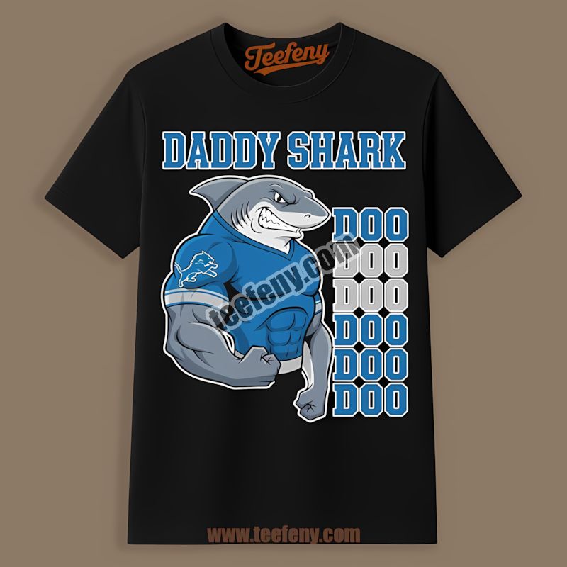 Detroit Lions Dad Fathers Day A Sons Hero Daughters Love Classic Shirt