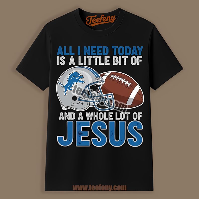 Detroit Lions God First Family Second Football Trendy Shirt