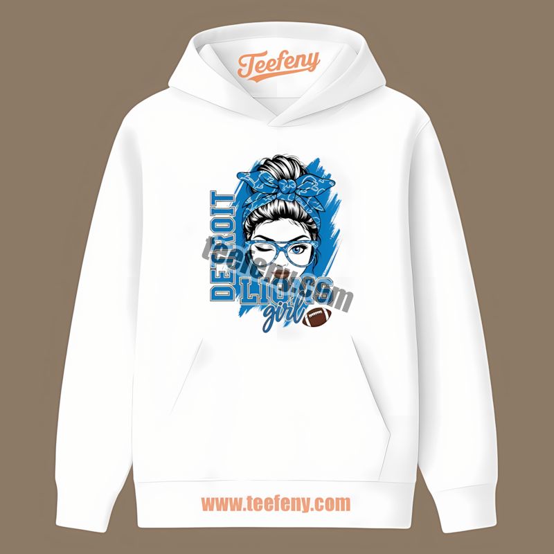 Detroit Lions Girl Graphic Hoodie For Fan Detroit Lions Girl Graphic Hoodie For Fan