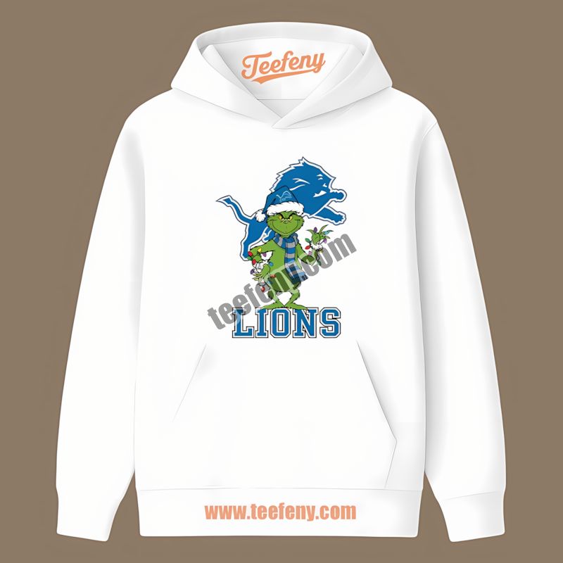 Detroit Lions Grinch Christmas Vintage Hoodie Detroit Lions Grinch Christmas Vintage Hoodie