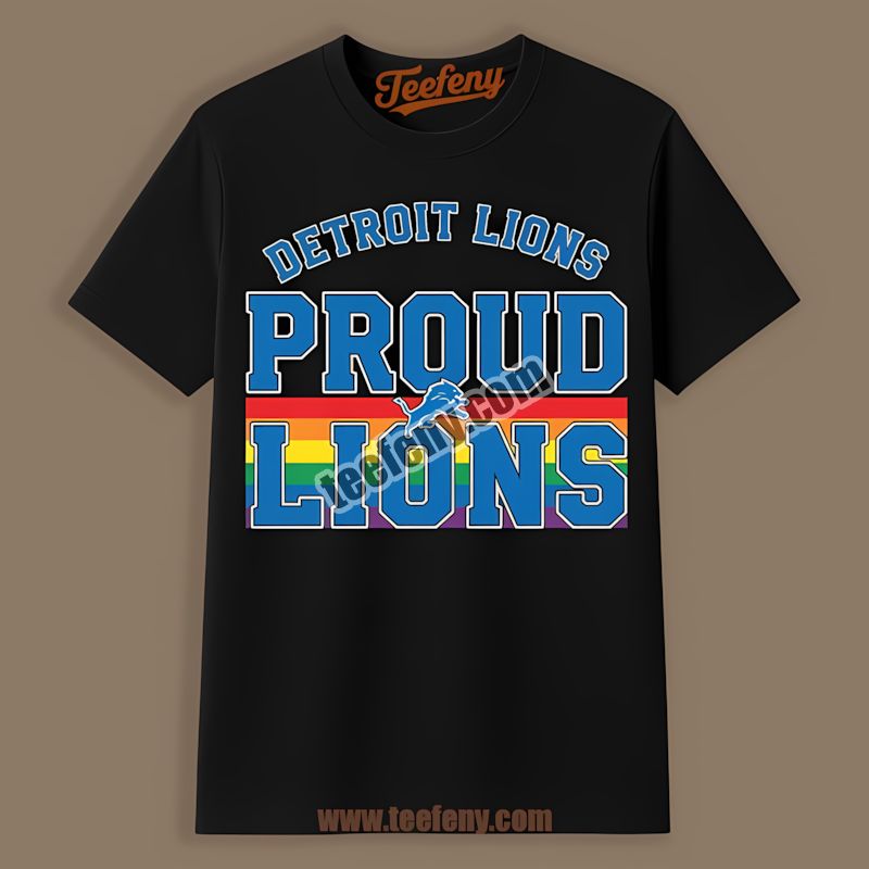 Detroit Lions Lgbt Pride Lions Trendy Shirt
