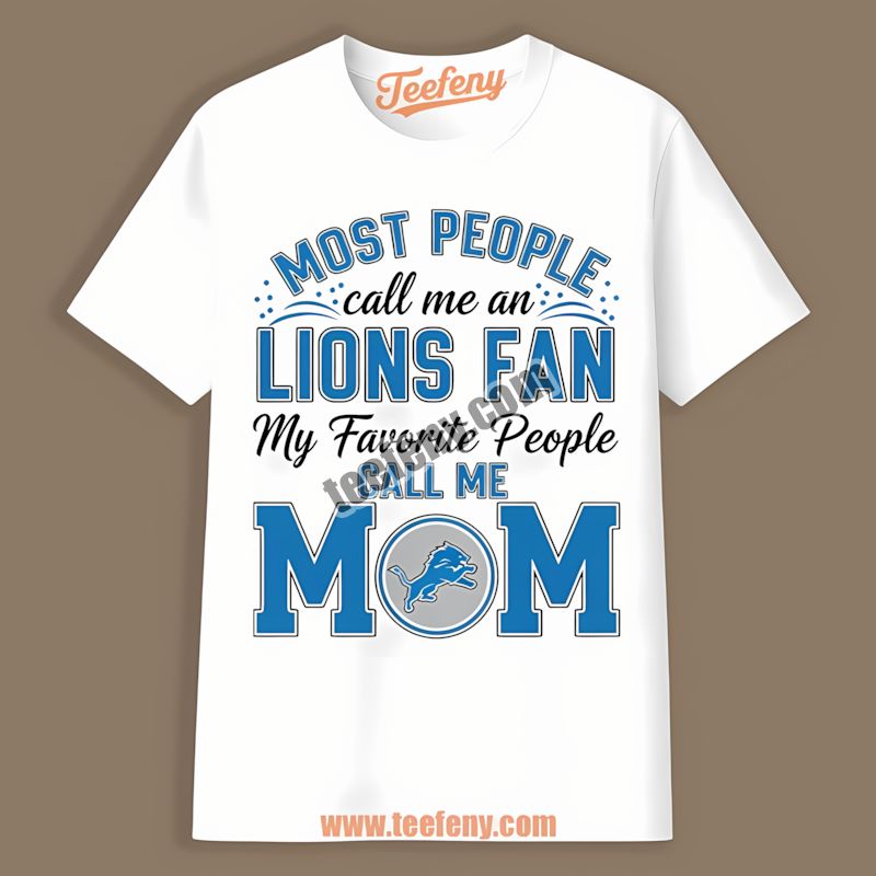 Detroit Lions Mom Adults Shirt