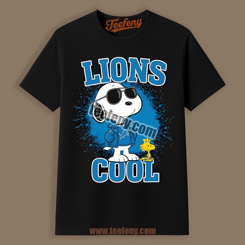 Detroit Lions Snoopy Cool Vintage Shirt