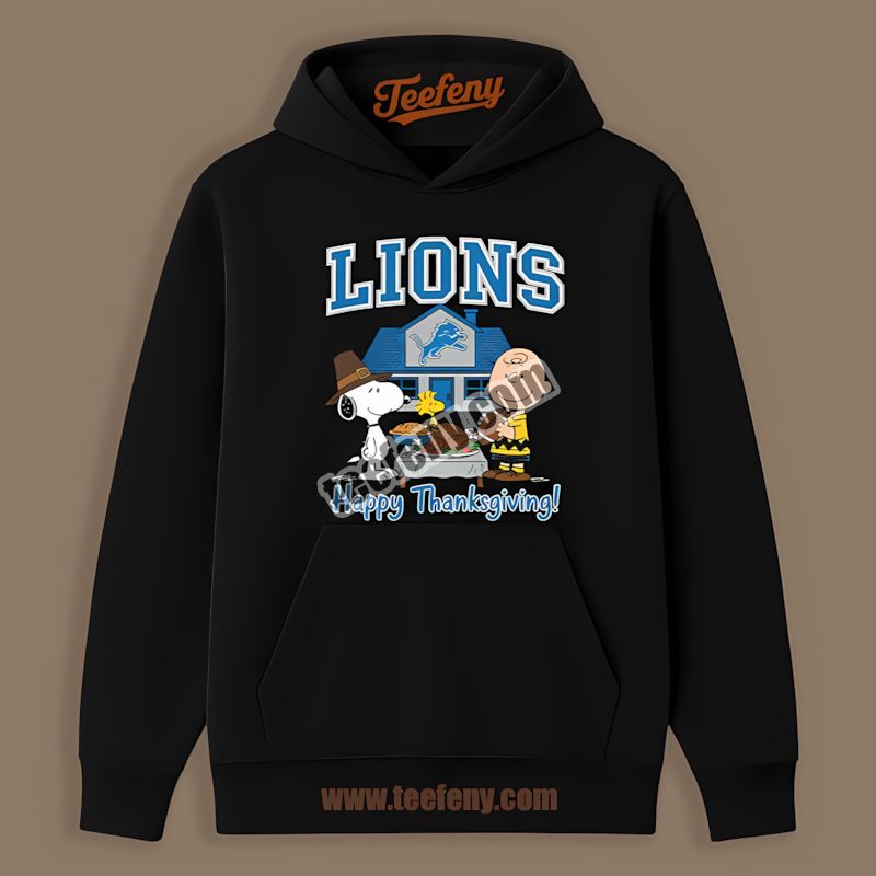 Detroit Lions Snoopy Thanksgiving Classic Hoodie Detroit Lions Snoopy Thanksgiving Classic Hoodie