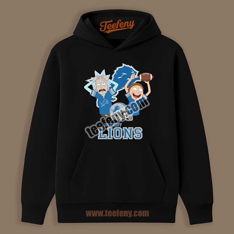 Detroit Lions Vs Rick And Morty Color Hoodie Detroit Lions Vs Rick And Morty Color Hoodie