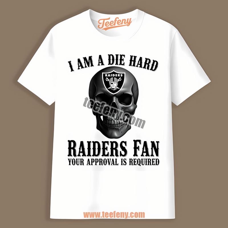 Die Hard Las Vegas Raiders Fan Skull Vintage Shirt