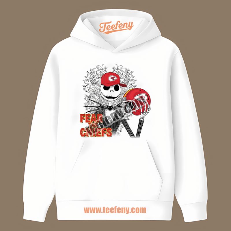 Fear The Kansas City Chiefs Jack Skellington Vintage Hoodie Fear The Kansas City Chiefs Jack Skellington Vintage Hoodie