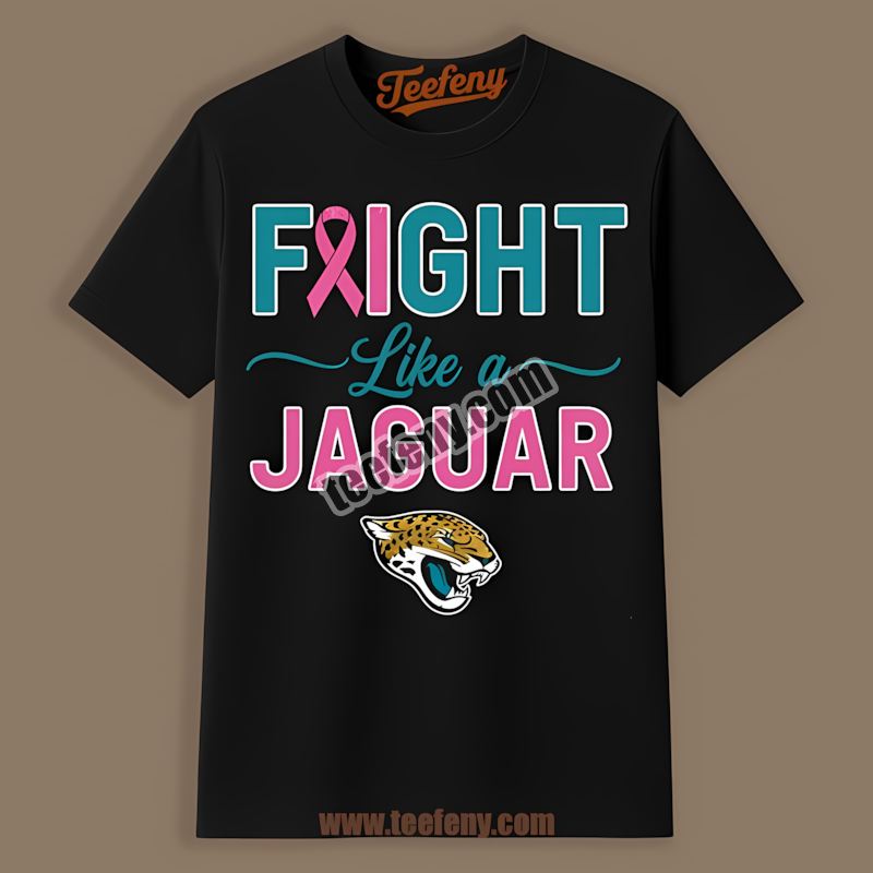 Fight Like A Cowboy Breast Cancer Awareness Jacksonville Jaguars Classic Shirt