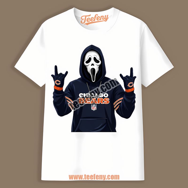 Ghostface Chicago Bears Spooky Trendy Shirt For Fans