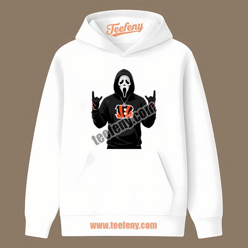 Ghostface Cincinnati Bengals Spooky Trendy Hoodie Ghostface Cincinnati Bengals Spooky Trendy Hoodie