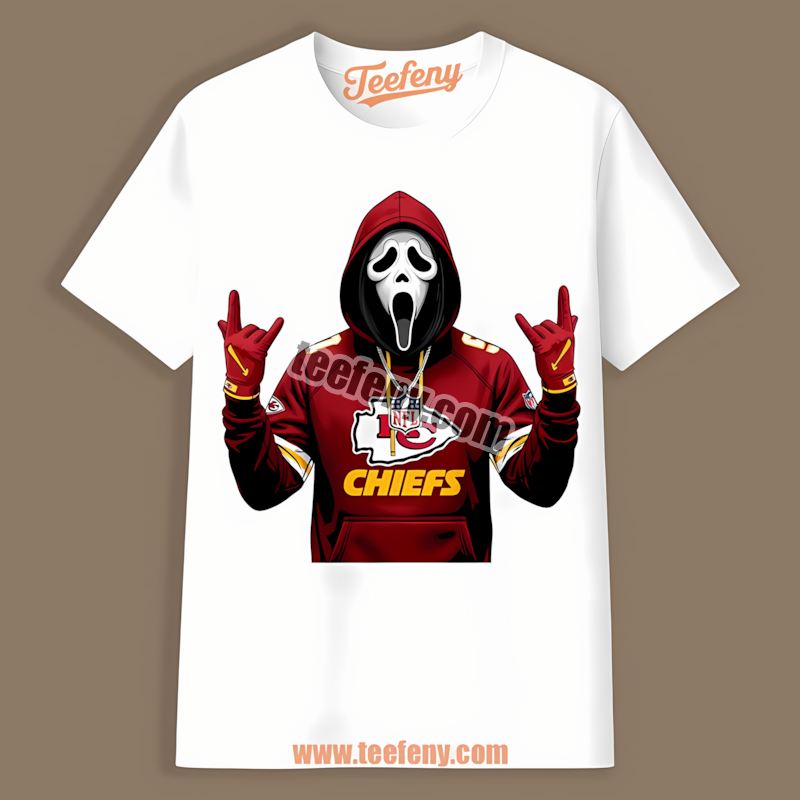 Ghostface Kansas City Chiefs Spooky Sports Shirt