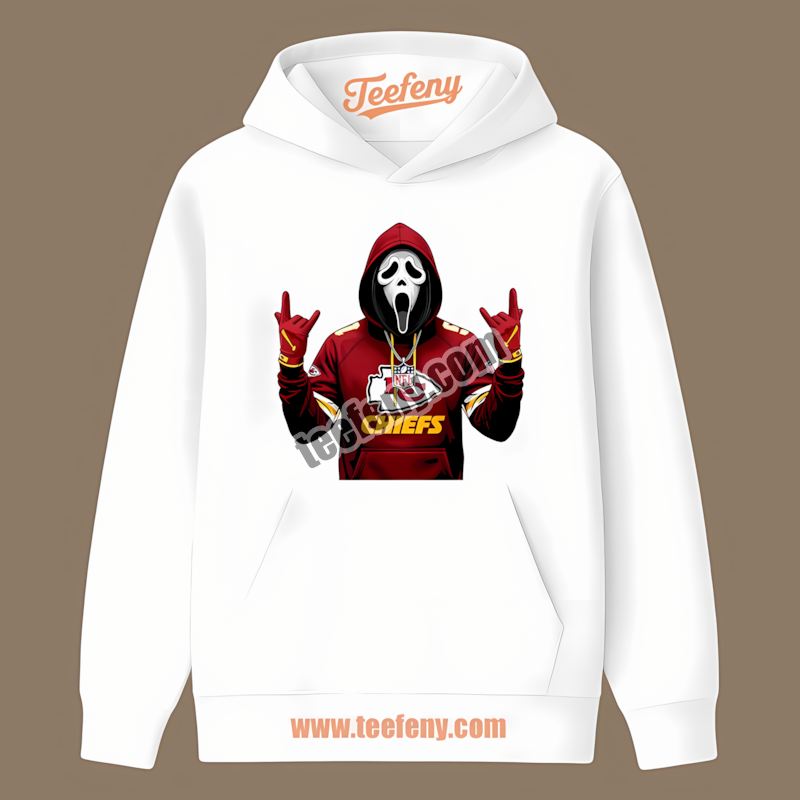 Ghostface Kansas City Chiefs Spooky Sports Hoodie Ghostface Kansas City Chiefs Spooky Sports Hoodie