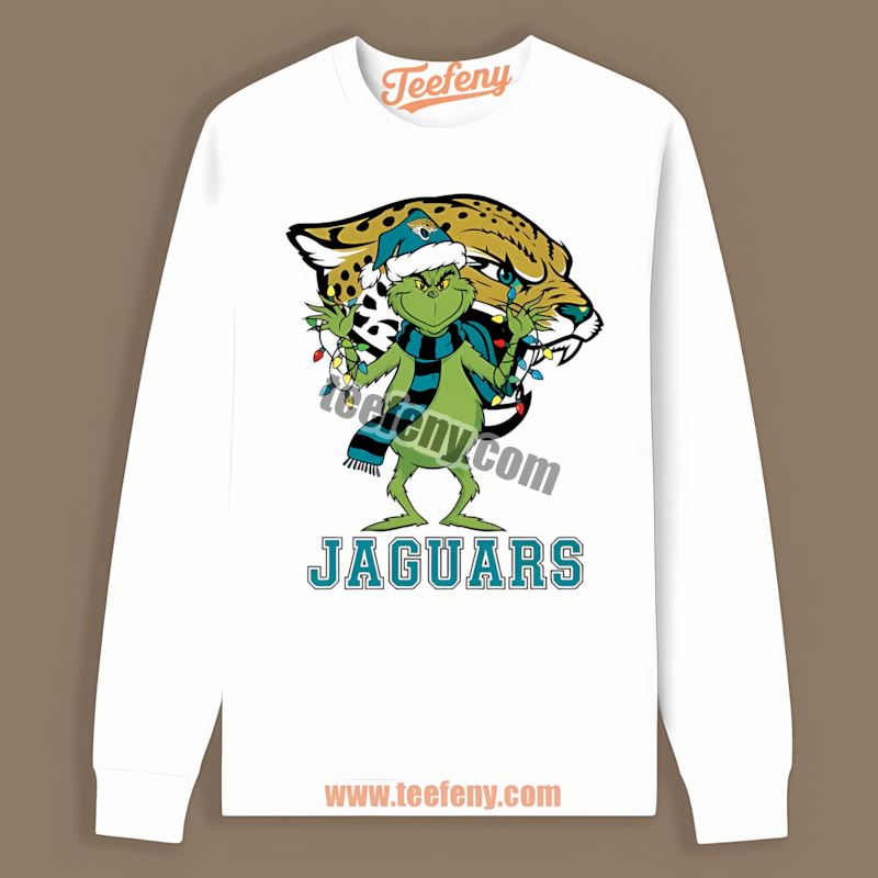 Grinch Christmas Jacksonville Jaguars Sports Long Sleeve Grinch Christmas Jacksonville Jaguars Sports Long Sleeve