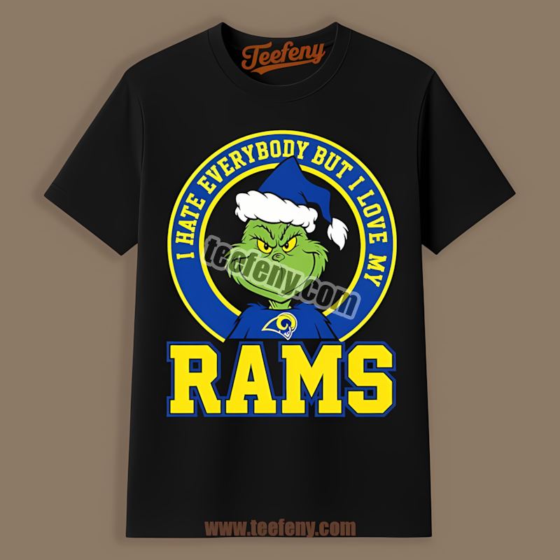 Halloween Los Angeles Rams Jack Skellington And Pennywise Adults Shirt