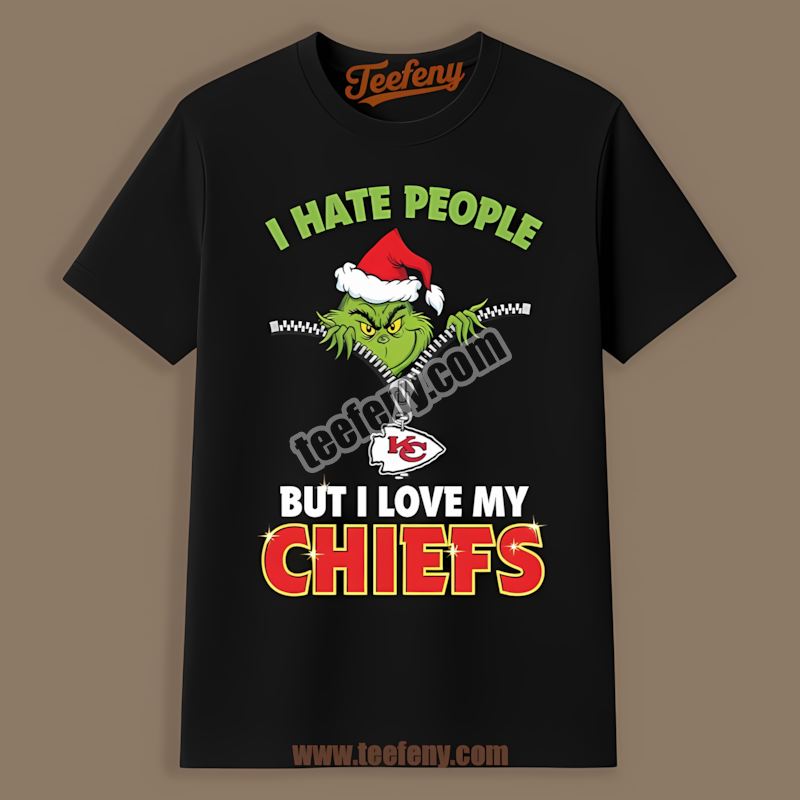 Grinch Love Kansas City Chiefs Christmas Retro Shirt