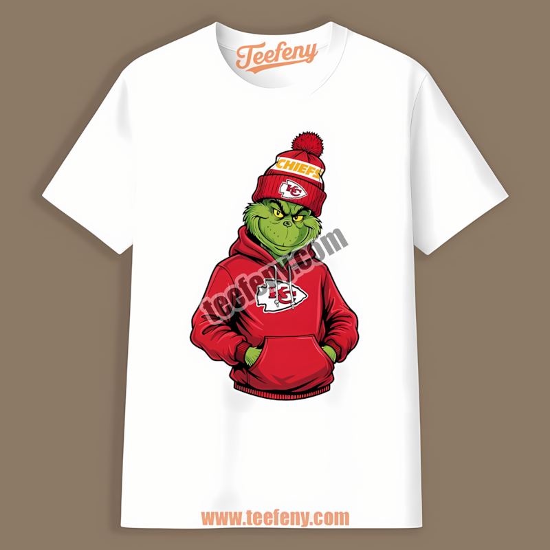 Grinch In Kansas City Chiefs Hoodie Sports Shirt