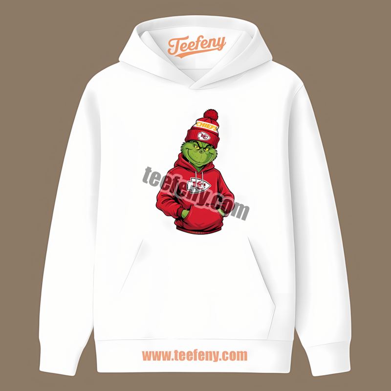 Grinch In Kansas City Chiefs Hoodie Sports Hoodie Grinch In Kansas City Chiefs Hoodie Sports Hoodie