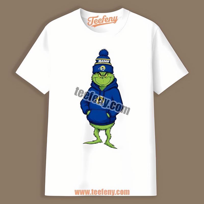 Grinch In Los Angeles Rams Hoodie Classic Shirt