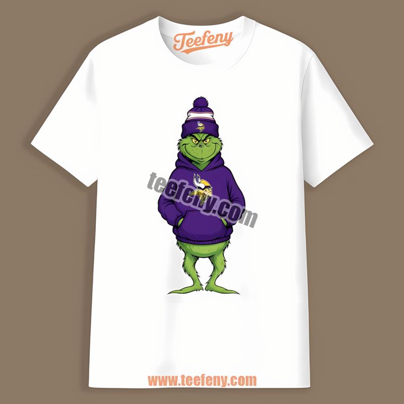 Grinch In Minnesota Vikings Hoodie Regular Shirt