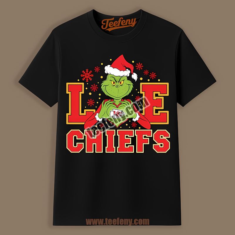 Grinch Merry Kissmyass Kansas City Chiefs Color Shirt