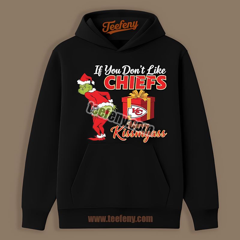 Grinch Merry Kissmyass Kansas City Chiefs Color Hoodie Grinch Merry Kissmyass Kansas City Chiefs Color Hoodie