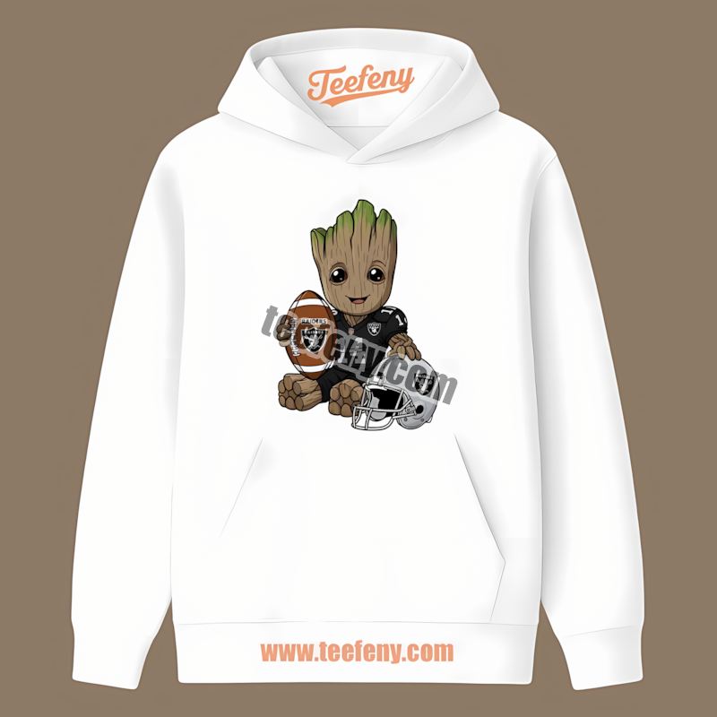 Groot Football Las Vegas Raiders Vintage Hoodie Groot Football Las Vegas Raiders Vintage Hoodie