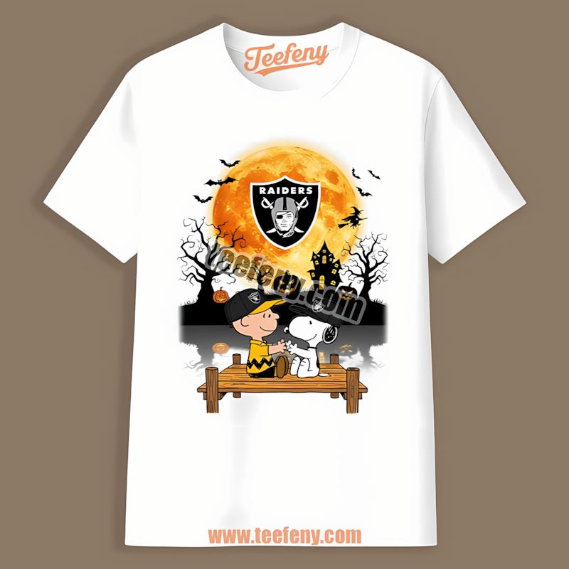 Halloween Charlie Brown And Snoopy Las Vegas Raiders Regular Shirt